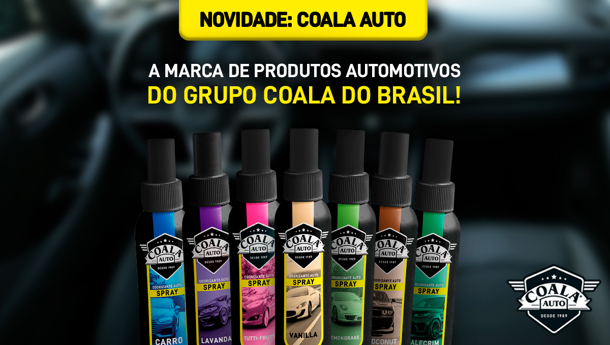 Novidade: Coala Auto. A marca de produtos automotivos do grupo Coala do Brasil!